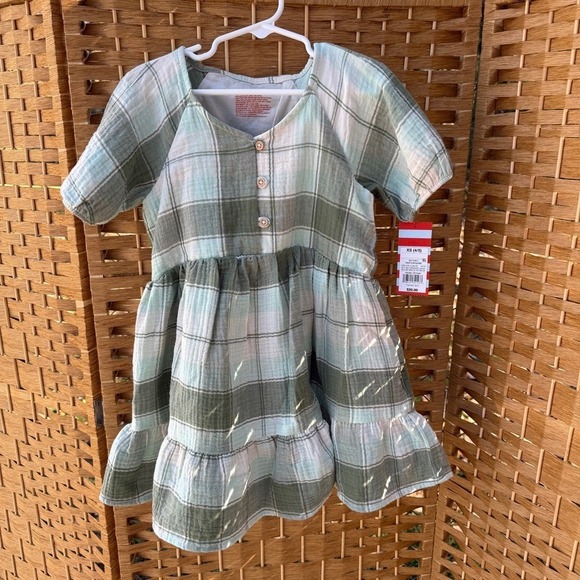 Toddler Girl 5T (1 is XS 4/5) Winter Dress Bundle Green / Pink / Purple - Picture 2 of 14